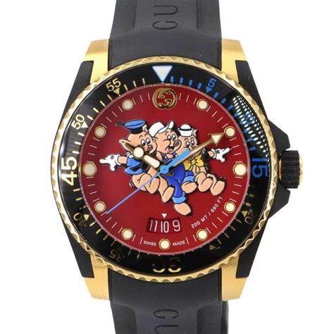 gucci three little pigs watch|three little pigs gucci.